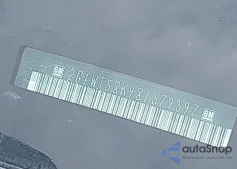 2008 Chevrolet Impala Lt from USA, damaged, VIN 2G1WT58K981379397